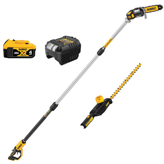 Ensemble combiné scie à perche et taille-haie 20V MAX DEWALT DCK086MI  (ensemble)