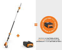 Scie télescopique à batterie STIHL HTA135